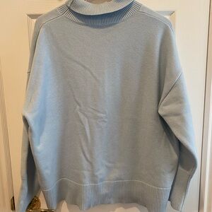 Commense Sky Blue Turtleneck Sweater